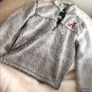 Fuzzy Alabama Sherpa❤️🐘 (crew zip)